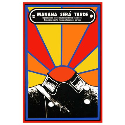 Cuban Movie Poster.TOMORROW will be late.Headless.Home room interior design art