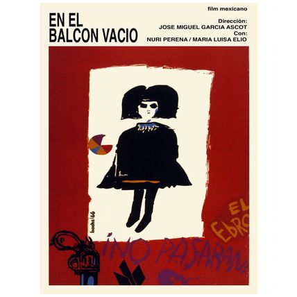 Movie Poster for film EN EL BALCON vacio.Mexican.Gothic girl.Emo Room art decor