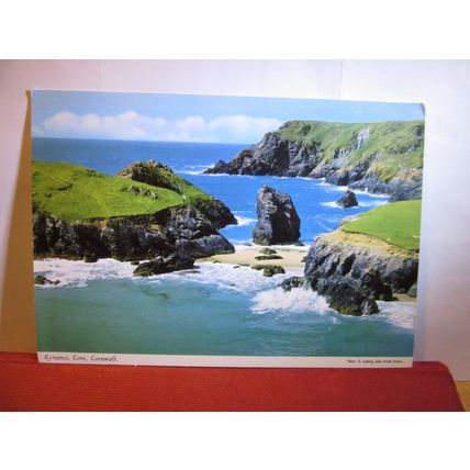 KYNANCE COVE, CORNWALL .used postcard 2001 postmark John Hinde #