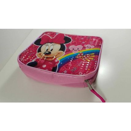 pink Minnie mouse lunch bag butterflies heart sparkles disney fun school gift