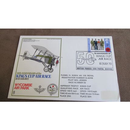 1972 GB Cover - Kings Cup Air Race, Wycombe Air Park - RAF Museum