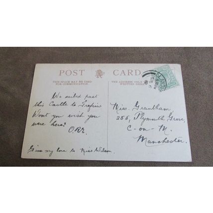 1910 Fr Postcard - Conway Castle scene - North Wales