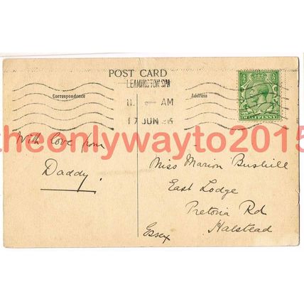 East Parade, Clacton-on-Sea, Essex,1926, Postcard