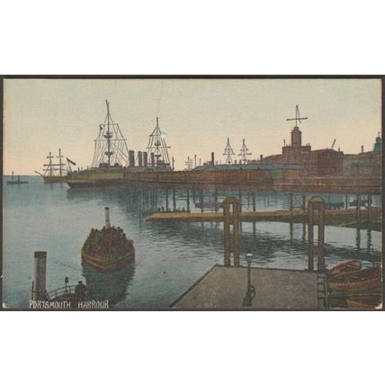 Portsmouth Harbour, Hampshire, c.1905-10 - Postcard