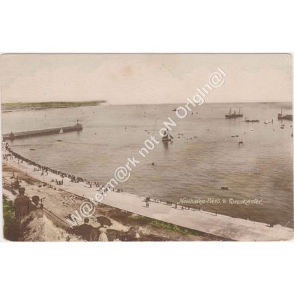 PPC Piers & Breakwater Newhaven Sussex Corbett 1929