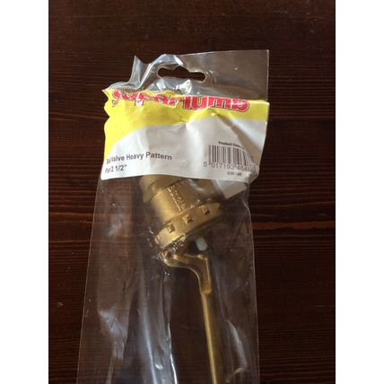 Supaplumb 1/2" Part 2 High Pressure Brass Ball Float Valve *VALVE ONLY*
