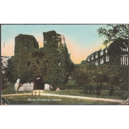 Berry Pomeroy Castle, Devon, 1905 - Frith's Postcard