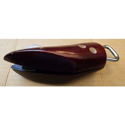 Unmarked Brown Wood Shoe Tree Bright Shiny NO wear