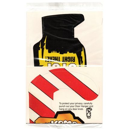 Vintage 1990 Walt Disney Cap'n Crunch Door Hanger Cereal Premium Dick Tracy