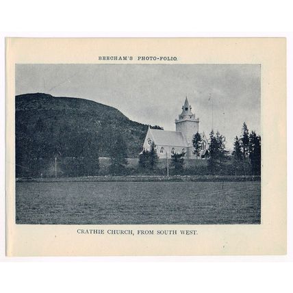 Ballater Old Royal Bridge River Dee / Crathie Kirk 1900 Antique Print Picture