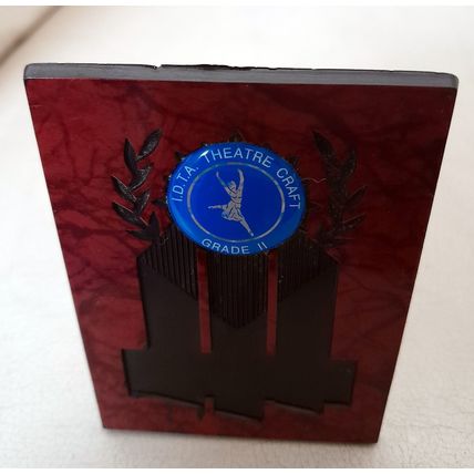 International Dance Teachers’ Association Award Plaque : Theatre Craft Grade II