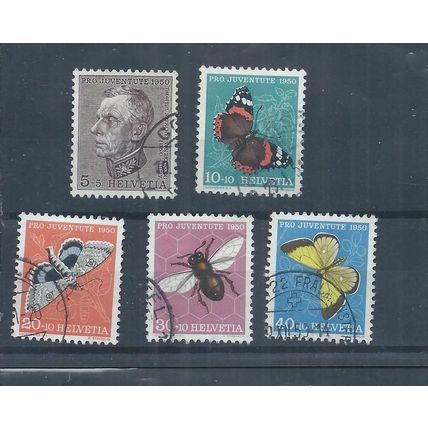 Switzerland stamps. 1950 Pro Juventute used CV £45+ (AL982)