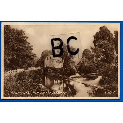 Postcard Mill On The Monmow Monmouth Monmouthshire Nr Osbaston Wyesham