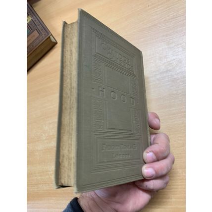 c1886 THE POETICAL WORKS OF THOMAS HOOD ANTIQUE HARDBACK BOOK (P3)