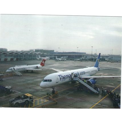 BOEING 757 AIRCRAFT THOMAS COOK AIR AT BIRMINGHAM AIRPORT PUBLISHED IN 200OS