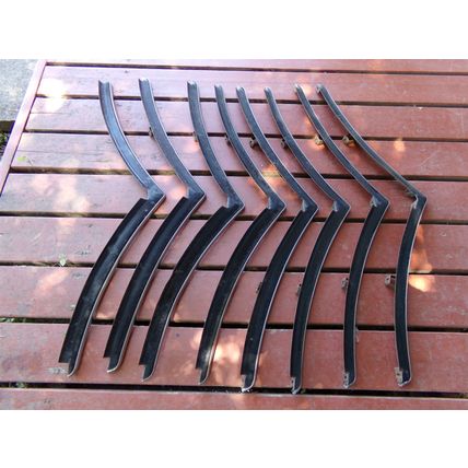 1940 40 Chrysler Grill Bars & Trim OEM 8 pc New Yorker Highlander Royal Windsor