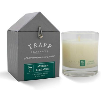 Trapp Signature Home Collection No. 21 Amber & Bergamot Poured Scented Candle, 7