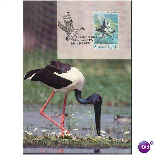 Australia FDI Postcard set 1991 - Water Birds