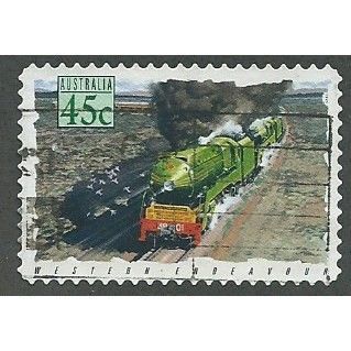 AUS 1993 45c (S/A) 'TRAINS- WESTERN ENDEAVOUR' FINE USED (EBID35-801)