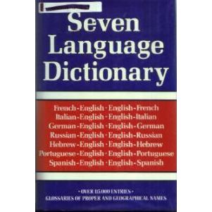 Seven Language Dictionary HB w/ DJ :: FREE Shipping