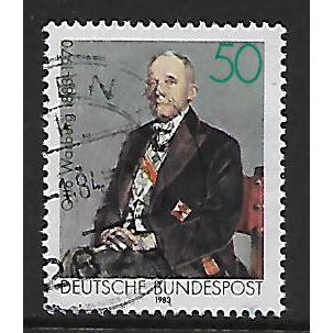 GERMANY 1983 50pf OTTO WARBURG SG 2033 FINE USED
