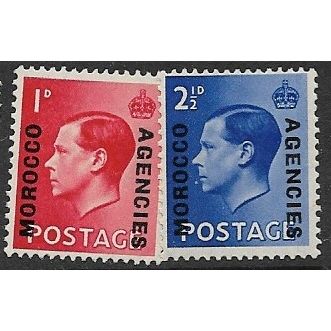 MOROCCO AGENCIES 1936 SG 75/76 - #2 MNH (**) - British