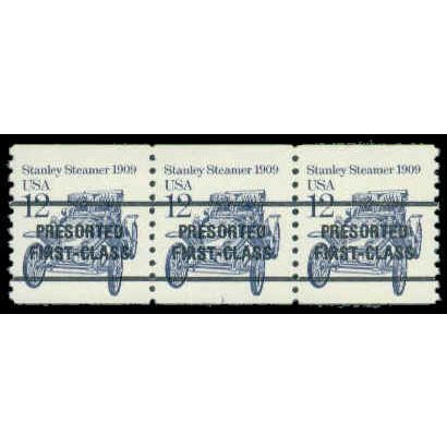 2132b 12c Stanley Steamer Very Fine MNH Dry Gum PNC 1/3 R0490