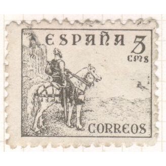 Spain 1936 - 5c brown - El Cid - used 2