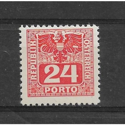 Austria.D898 24pf Red.Mounted Mint.Aug22