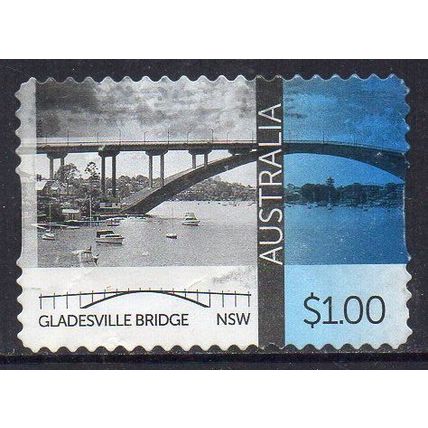 Australia 2016 Australian Bridges - Gladesville Bridge, NSW $1 s/a Used