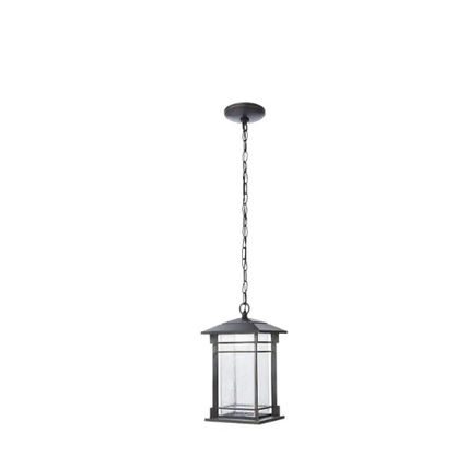 H D Oil Rubbed Bronze Outdoor Integrated LED Hanging Pendant Light