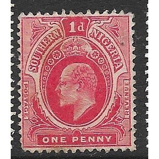SOUTHERN NIGERIA 1907/1911 SG 34ab - fine used (o)