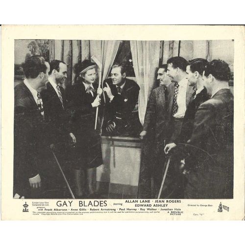 GAY BLADES Allan Lane, Jean Rogers F-O-H Stills (7)