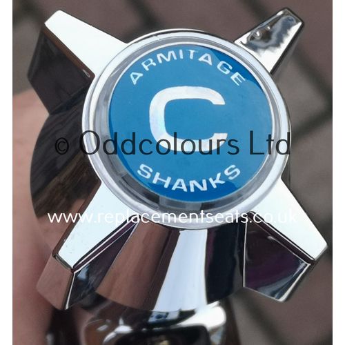 Armitage Shanks Nimbus High Neck Sink Pillars CP S7220AA (pair)
