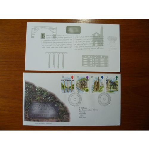 1989 GB Industrial Archaeology stamps First Day Cover Edinburgh Bureau cancel