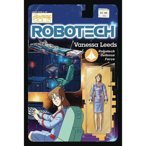 Robotech (2017) #18 (Cover B) Titan Comics (Titan Books) Action Figure Variant