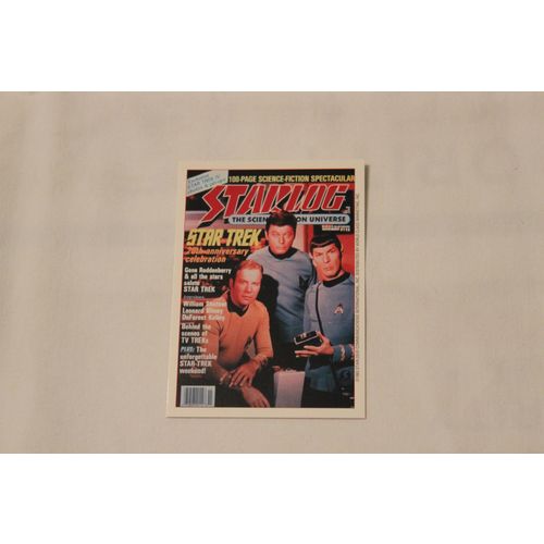 1993 Lime Rock/WCW Starlog Promo Star Trek Cover NO. 112