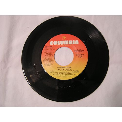 Vern Gosdin Promo 45-SET 'EM UP STEREO