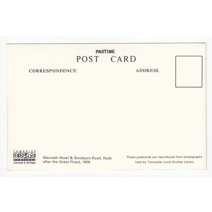 Werneth Hotel & Stockport Road Hythe Pastime Reproduction Postcard Tameside