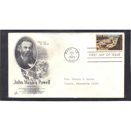 FDC Art Craft 1374 6c John W. Powell (Cachet-Typed/A) CV41496