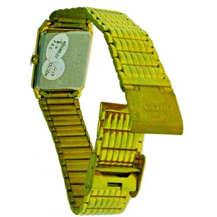 New Thine ORIENT Stainless Steel Gold Tone Band, Case & Dial Watch Water Resist