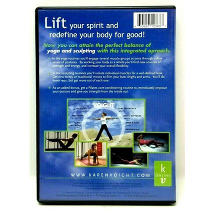 Karen Voight - Yoga Sculpting (DVD 2002) (L41)
