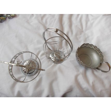 CHROME BASES RETRO STYLE 60/70S NO BLUE BOWLS (25/11) # # #