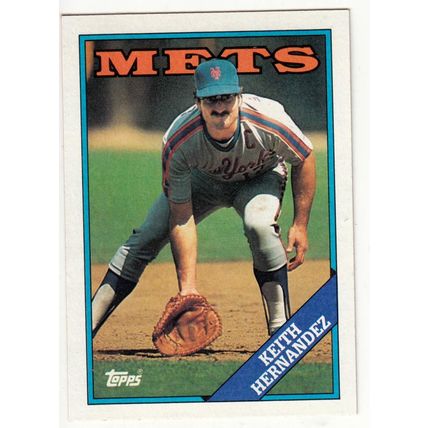 1988 Topps Keith Hernandez baseball card #610 – Mets