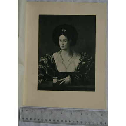 1902 illustration: Portrait of a Lady by Cavazzuola