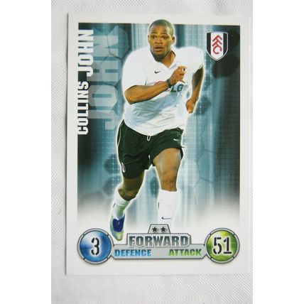 2007/08 Topps Match Attax Trading Card - Collins John, Fulham FC