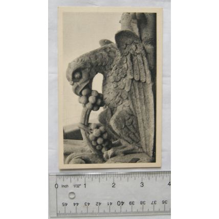 vintage Postcard Notre Dame Cathedral Paris, Chimera ref.3