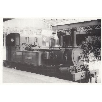 Beyer Peacock Sutherland Isle Of Man Douglas Train Station Postcard