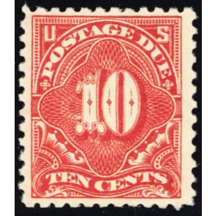 J65, Mint VF NH 10¢ Postage Due Stamp - Stuart Katz