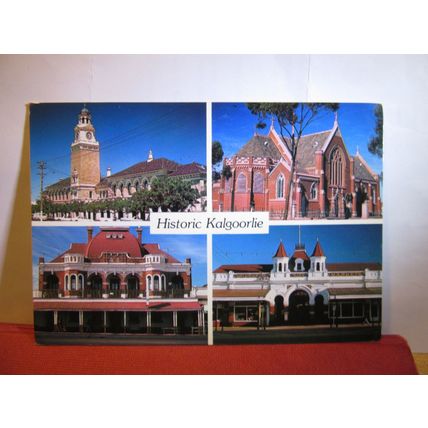 multiview, KALGOORLIE, WESTERN AUSTRALIA, unused postcard =